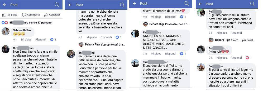 Ringraziamenti per Villa Costalta in Genova su Facebook